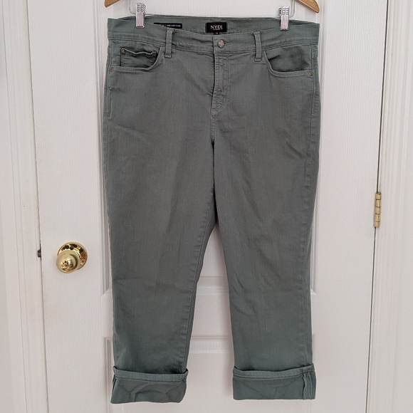 NYDJ Dayla Wide Leg Capri Jeans – Size 12 #92 - Picture 1 of 4